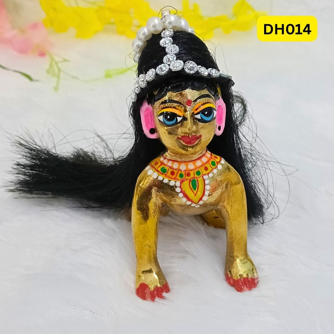 Designer Hair Wig for Laddu Gopal/Bal Radha Ji- DH014