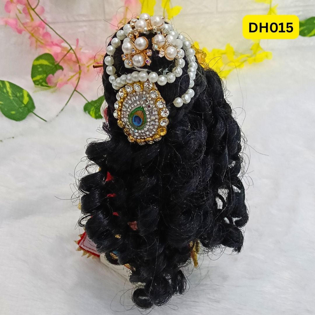 Designer Hair Wig for Laddu Gopal and RK- DH015