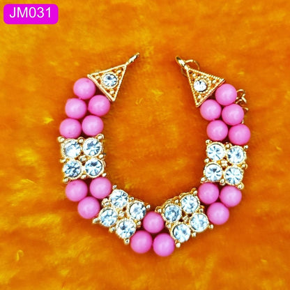 Laddu Gopal Necklace with Gold and Crystal Accents  ( 2 inch ) || JM031