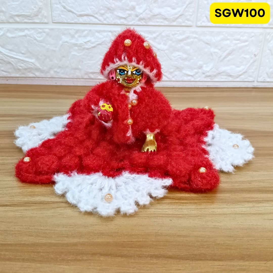 Premium Woolen Dress for Laddu Gopal Ji (size- 4 number ) | SGW100