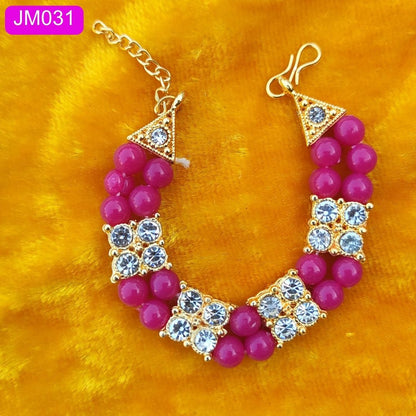 Laddu Gopal Necklace with Gold and Crystal Accents  ( 2 inch ) || JM031