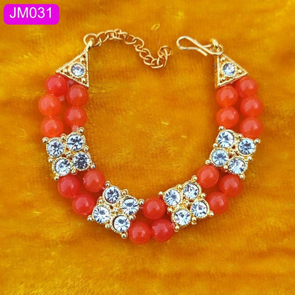 Laddu Gopal Necklace with Gold and Crystal Accents  ( 2 inch ) || JM031