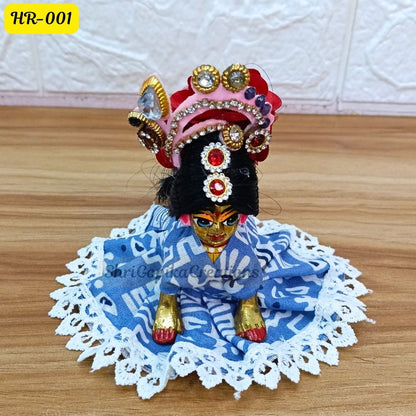 Designer Open Hair Wig for Radha  Rani Ji | Size- 1, 3 Number | HR001