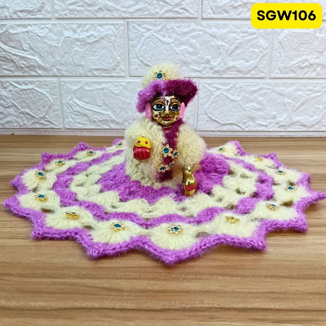 Premium Woolen Dress for Laddu Gopal Ji | Size- 5 | SGW106