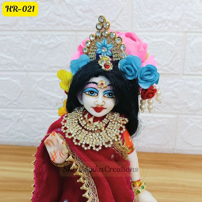 Designer Hair Wig Chhoti for Radha Rani Ji | Size- 10 Number | HR021
