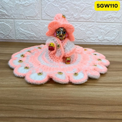 Premium Woolen Dress for Laddu Gopal Ji (size- 5 number ) | SGW110