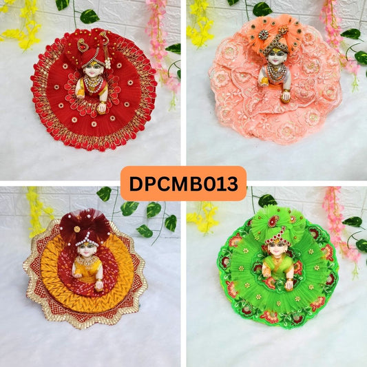 Fancy Poshak For Laddu Gopal JI- Combo of 4| DPCMB013