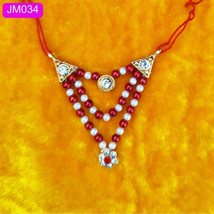 Beaded Fancy haar for  Laddu Gopal ( 2 inch ) || JM034