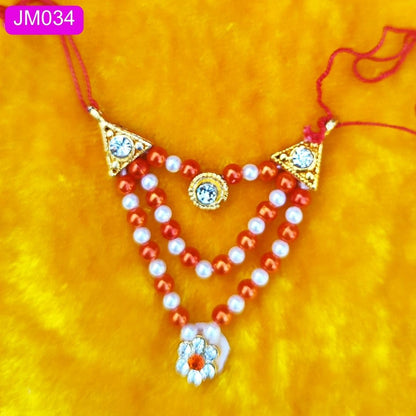 Beaded Fancy haar for  Laddu Gopal ( 2 inch ) || JM034