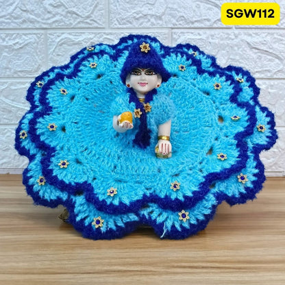 Premium Woolen Dress for Laddu Gopal Ji (size- 6 number ) | SGW112