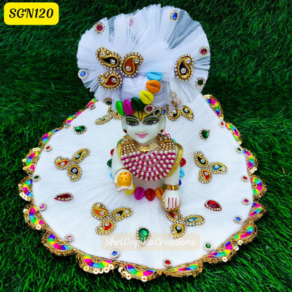 Vibrant Multicolor  Laddu Gopal Poshak – Festive Holi Design | SGN120