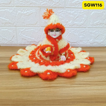 Premium Woolen Dress for Laddu Gopal Ji (size- 5 number ) | SGW116