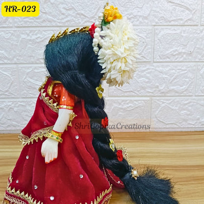 Designer Hair Wig Chhoti for Radha Rani Ji | Size- 10 Number | HR023