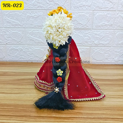 Designer Hair Wig Chhoti for Radha Rani Ji | Size- 10 Number | HR023