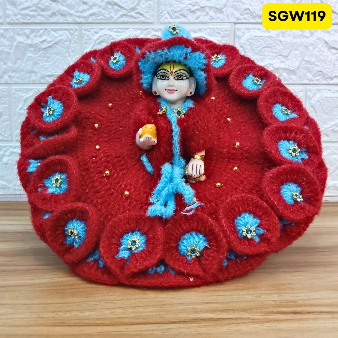 Premium Woolen Dress for Laddu Gopal Ji (size- 6 number ) | SGW119