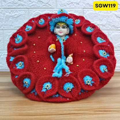 Premium Woolen Dress for Laddu Gopal Ji (size- 6 number ) | SGW119