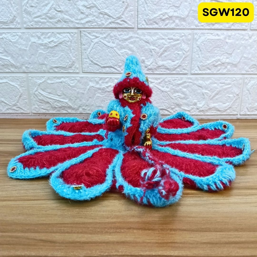 Premium Woolen Dress for Laddu Gopal Ji (size- 6 number ) | SGW120