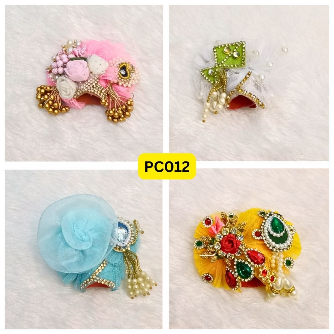 Pagdi for Laddu Gopal ji Combo Pack of 4 | PC012
