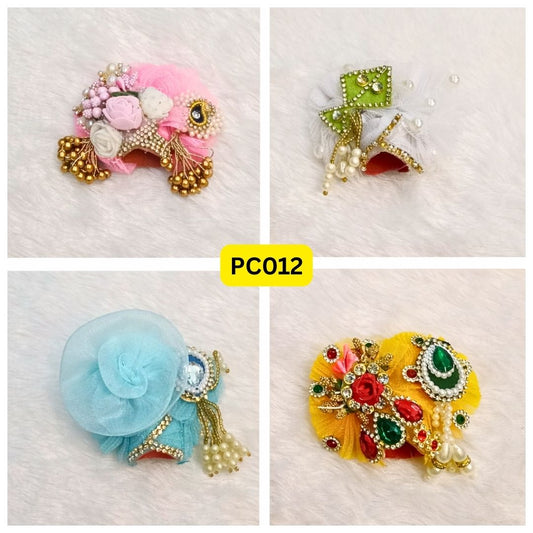 Pagdi for Laddu Gopal ji Combo Pack of 4 | PC012