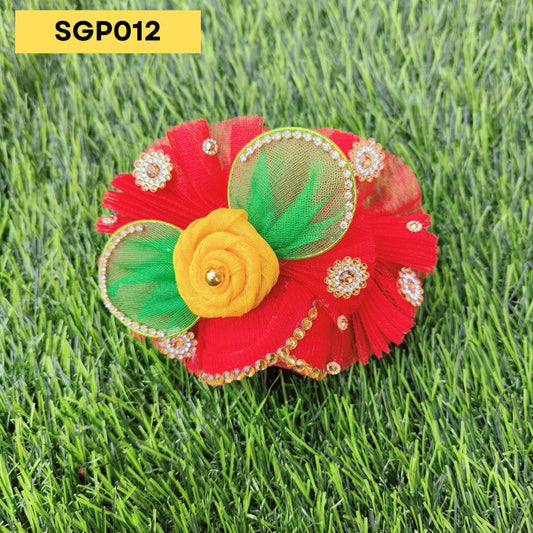 Red Yellow Green Pagdi for Laddu Gopal | SGP012