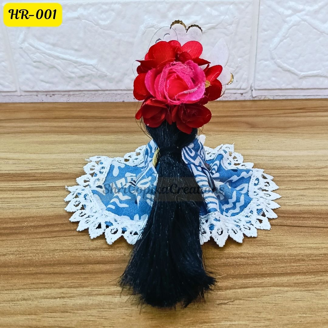 Designer Open Hair Wig for Radha  Rani Ji | Size- 1, 3 Number | HR001