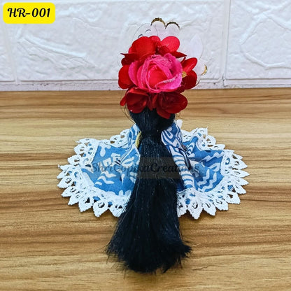 Designer Open Hair Wig for Radha  Rani Ji | Size- 1, 3 Number | HR001