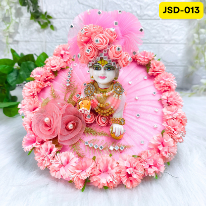 Janmashtami Special Laddu Gopal Designer Poshak in pink Color with Matching Pagdi | JSD013