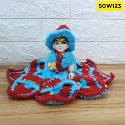 Premium Woolen Dress for Laddu Gopal Ji (size- 5 number ) | SGW123
