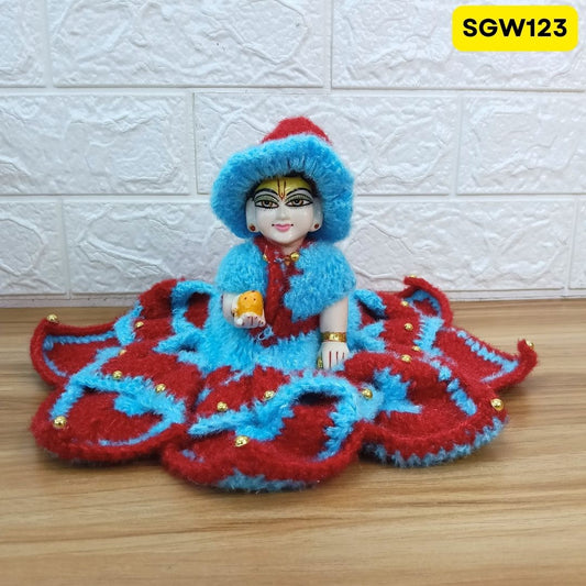 Premium Woolen Dress for Laddu Gopal Ji (size- 5 number ) | SGW123