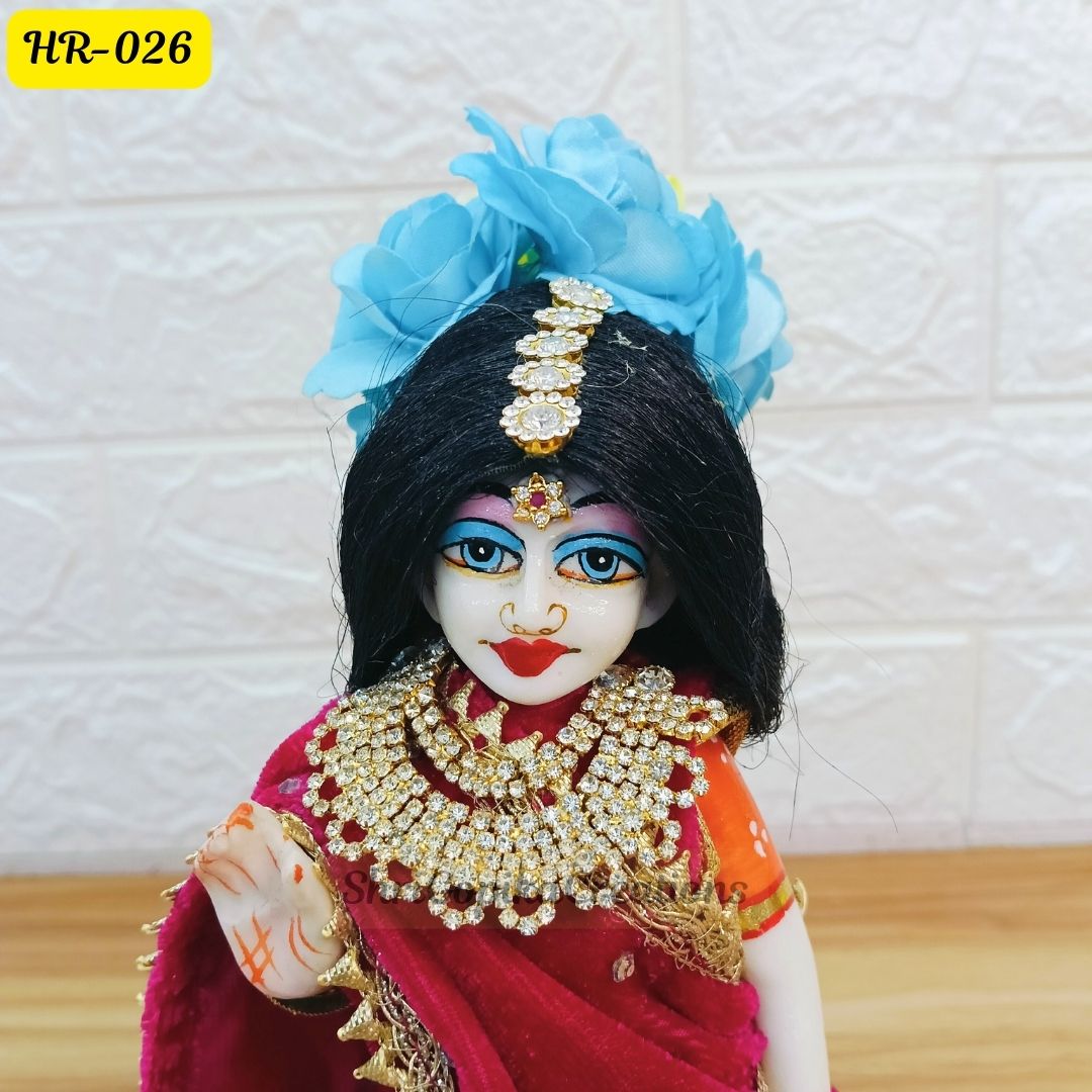 Designer Hair Wig Chhoti for Radha Rani Ji | Size- 10 Number | HR026