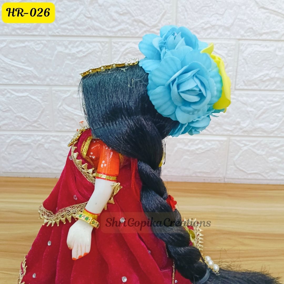 Designer Hair Wig Chhoti for Radha Rani Ji | Size- 10 Number | HR026