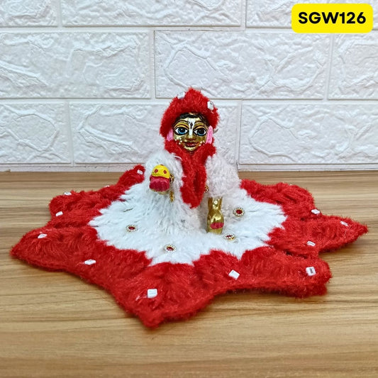Premium Woolen Dress for Laddu Gopal Ji (size- 5 number ) | SGW126