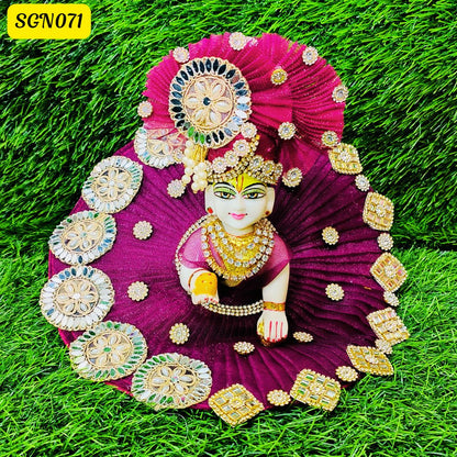 Majestic Wine Laddu Gopal Poshak – Divine Festive Wear | SGN071