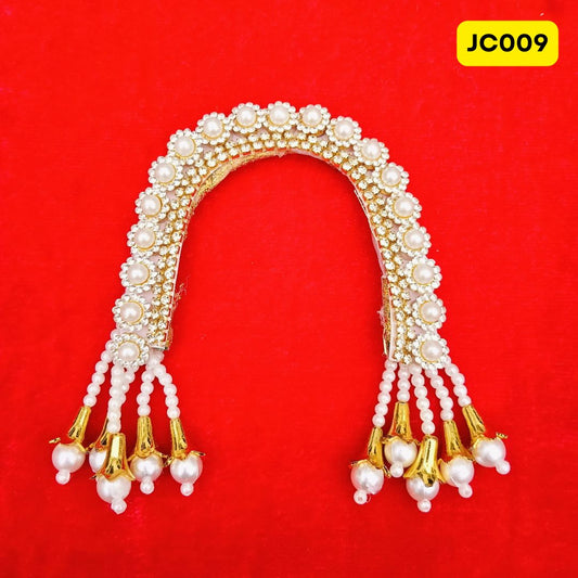 Elegant White Chandrika for Radha Rani – JC009