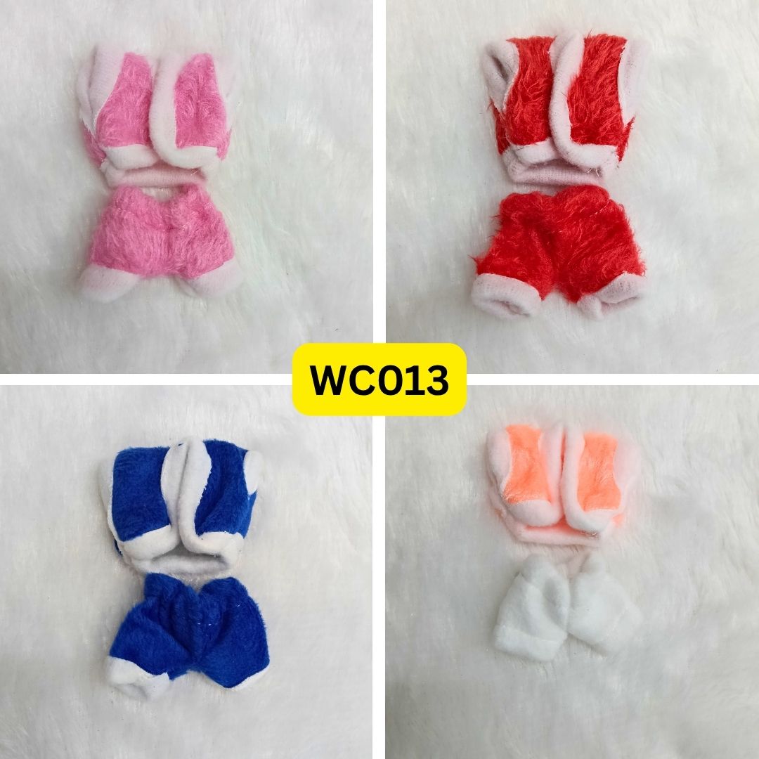Winter Suit for Laddu Gopal Pack of 4 ( Random color and print) | WC013