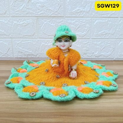Premium Woolen Dress for Laddu Gopal Ji (size- 5 number ) | SGW129