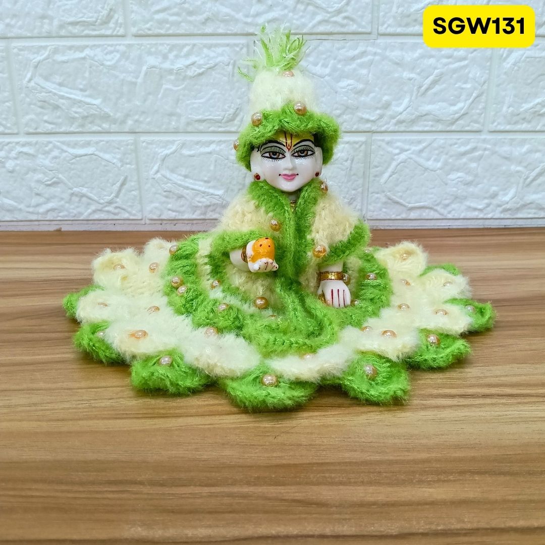 Premium Woolen Dress for Laddu Gopal Ji (size- 5 number ) | SGW131