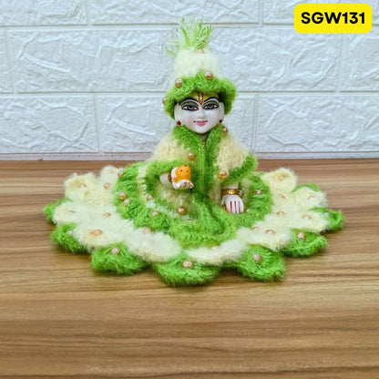 Premium Woolen Dress for Laddu Gopal Ji (size- 5 number ) | SGW131