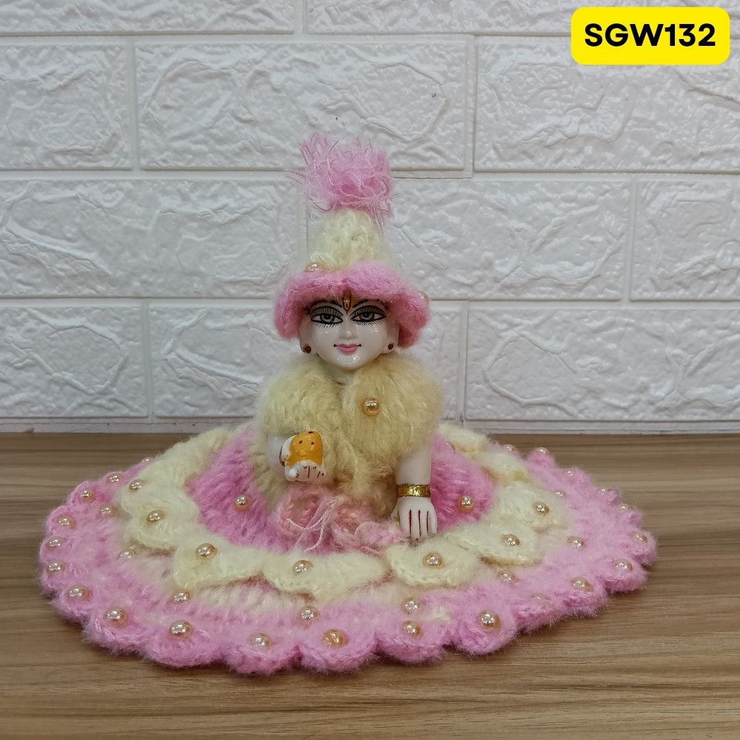 Premium Woolen Dress for Laddu Gopal Ji (size- 5 number ) | SGW132