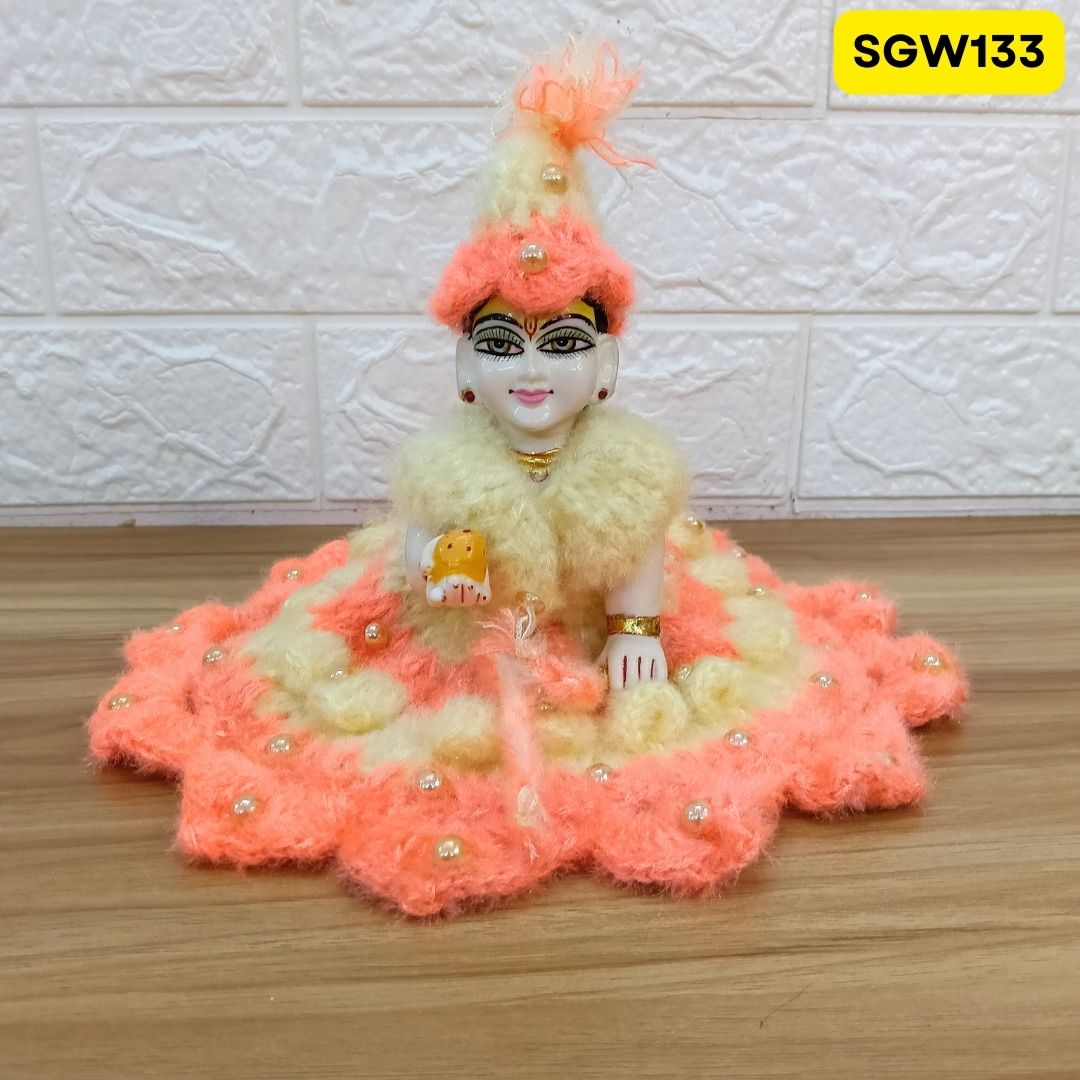 Premium Woolen Dress for Laddu Gopal Ji (size- 4, 5 ) | SGW133