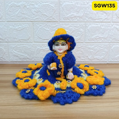 Premium Woolen Dress for Laddu Gopal Ji (size- 5 number ) | SGW135