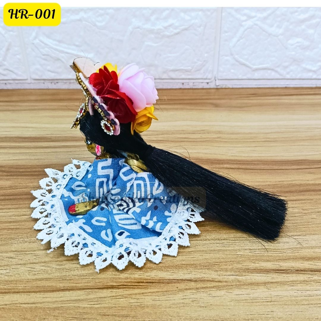 Designer Open Hair Wig for Radha  Rani Ji | Size- 1, 3 Number | HR001