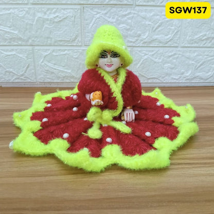 Premium Woolen Dress for Laddu Gopal Ji (size- 5 number ) | SGW137