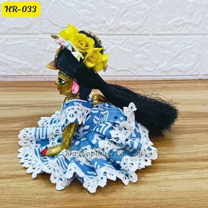 Designer Open Hair Wig for Radha  Rani Ji | Size- 5 Number | HR033