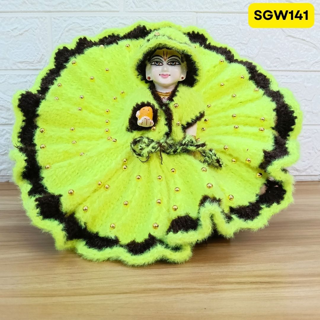 Premium Woolen Dress for Laddu Gopal Ji (size- 6 number ) | SGW141
