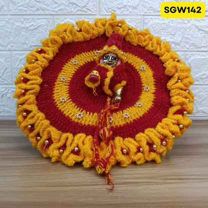 Premium Woolen Dress for Laddu Gopal Ji (size- 6 number ) | SGW142