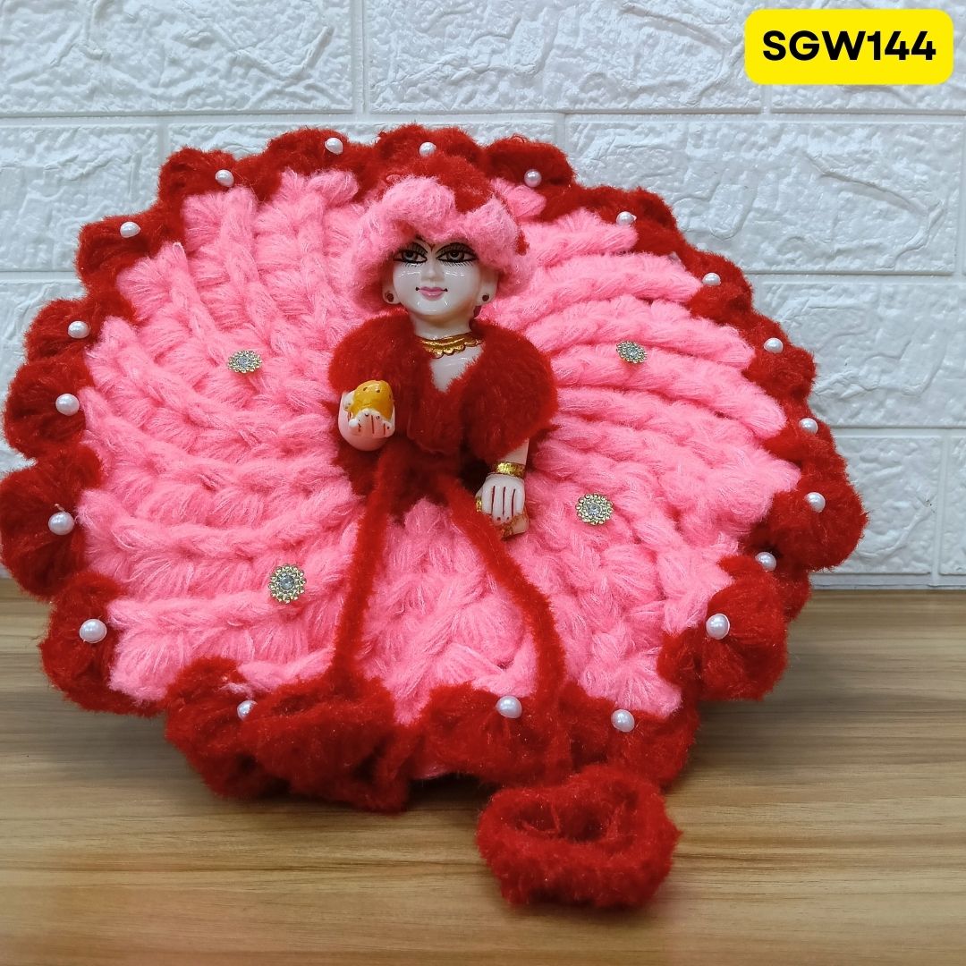 Premium Woolen Dress for Laddu Gopal Ji (size- 4, 6 ) | SGW144 (Random Colour)