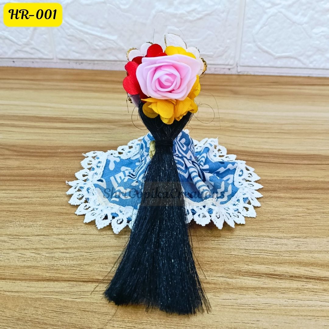 Designer Open Hair Wig for Radha  Rani Ji | Size- 1, 3 Number | HR001