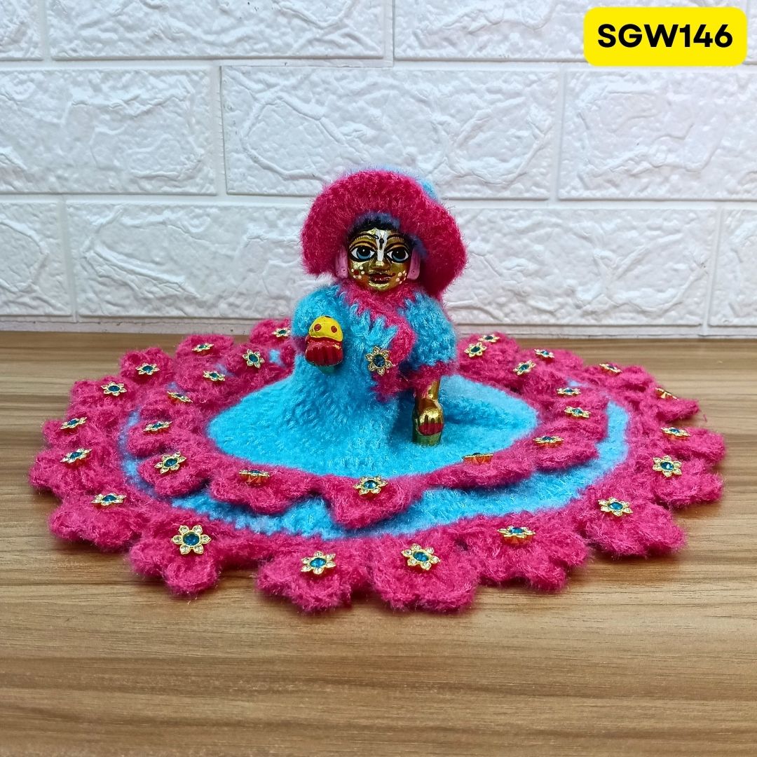 Premium Woolen Dress for Laddu Gopal Ji (size-3, 4, 5, 6 ) | SGW146