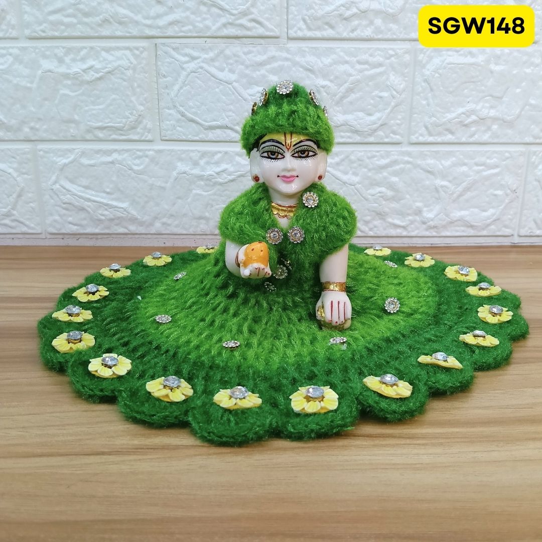 Premium Woolen Dress for Laddu Gopal Ji (size- 4, 5 ) | SGW148